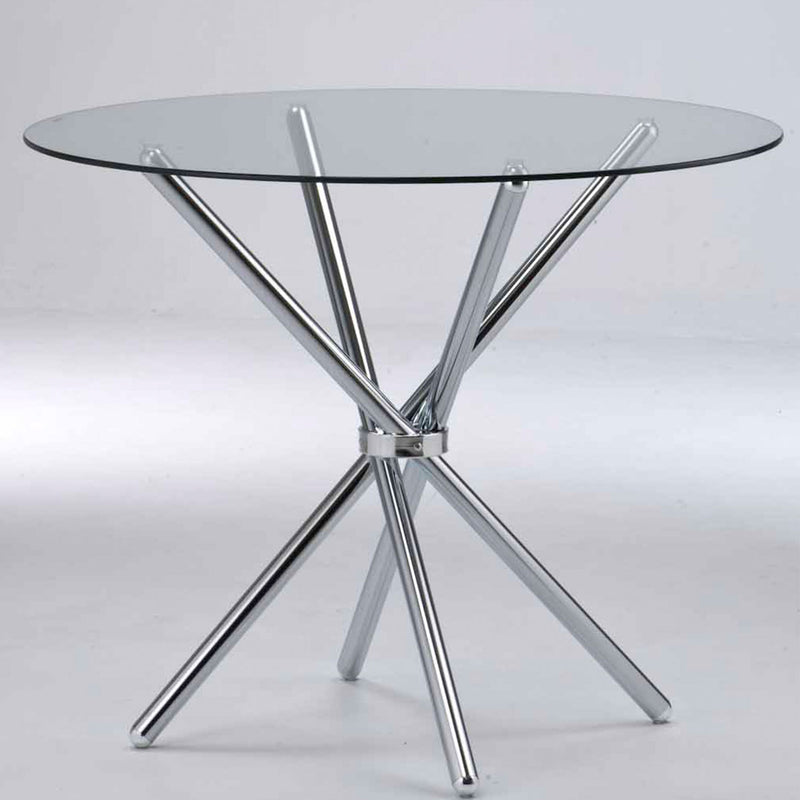Casa Contemporary Glass Top Dining Table by Lavishway | Dining Tables-37971