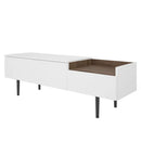 Unit 2 Drawers Sideboard in White & Walnut by Lavishway | Sideboards-41369
