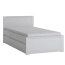 Novi Modern Alpine Wooden White Bed by Lavishway | Wooden Beds-41746
