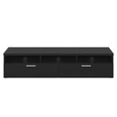 Napoli Black Woodgrain Wide TV Unit by Lavishway | TV Units Cabinets-41180