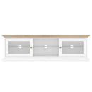 Paris Oak 2 Doors Wide TV Unit by Lavishway | TV Units Cabinets-41951