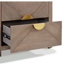 Valencia 2 Drawers Square Side Table by Lavishway | Side Tables-23611