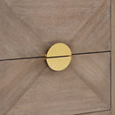 Valencia 2 Drawers Square Side Table by Lavishway | Side Tables-23610