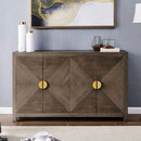 Valencia 4 Doors Walnut Sideboard by Lavishway | Sideboards-23469