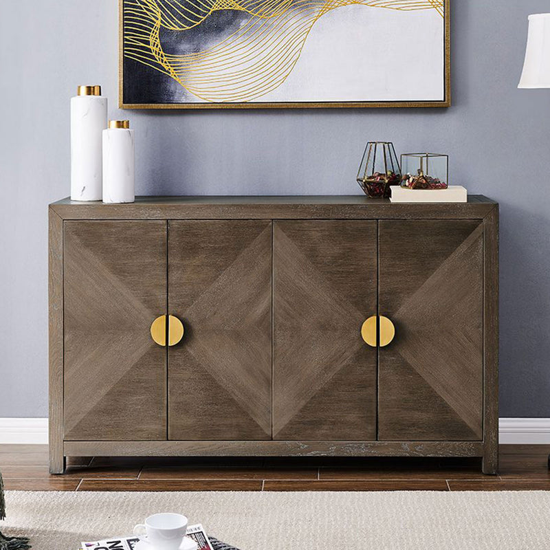 Valencia 4 Doors Walnut Sideboard by Lavishway | Sideboards-23469
