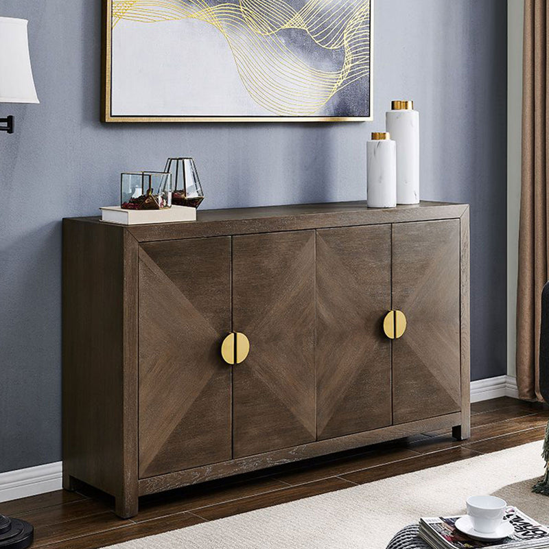 Valencia 4 Doors Walnut Sideboard by Lavishway | Sideboards-23468