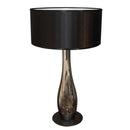 Valini Matt Black Glass Table Lamp by Lavishway | Table Lamps-22992
