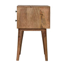 Vector 2 Drawers Screen Printed Bedside Table by Lavishway | Bedside Tables-51956