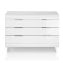 Vega 3 Door White High Gloss Chest of Drawers by Lavishway | Chest Of Drawers-23556