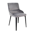 Ventura Velvet Modern Dining Chair Set of 2 by Lavishway | Dining Chairs-23016