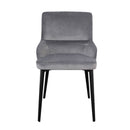 Ventura Velvet Modern Dining Chair Set of 2 by Lavishway | Dining Chairs-23021