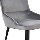 Ventura Velvet Modern Dining Chair Set of 2 by Lavishway | Dining Chairs-23023