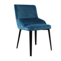 Ventura Velvet Modern Dining Chair Set of 2 by Lavishway | Dining Chairs-23017