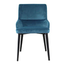 Ventura Velvet Modern Dining Chair Set of 2 by Lavishway | Dining Chairs-23020