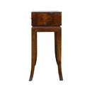 Verandah 2 Drawers Brass Plated Console Table by Lavishway | Hallway Console Table-51924