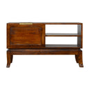 Verandah 2 Drawers Brass Plated Media Unit by Lavishway | TV Units Cabinets-51912