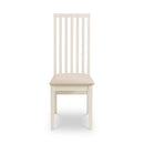 Vermont Ivory Finish Fabric Seat Dining Chair by Lavishway | Dining Chairs-60549