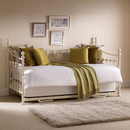 Versailles Metal Stone White Day Bed by Lavishway | Sofa Beds-60568