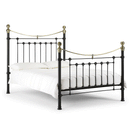 Victoria Powder Coated Metal Bed Frame by Lavishway | Metal Beds-60576