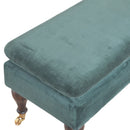Vida Green Upholstery Velvet Bench by Lavishway | Benches & Storage Benches-59652