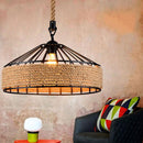 Vintage Hemp Rope Ceiling Light by Lavishway | Pendant Lighting-50076