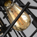 Industrial Black Metal Chandelier by Lavishway | Pendant Lighting-50377
