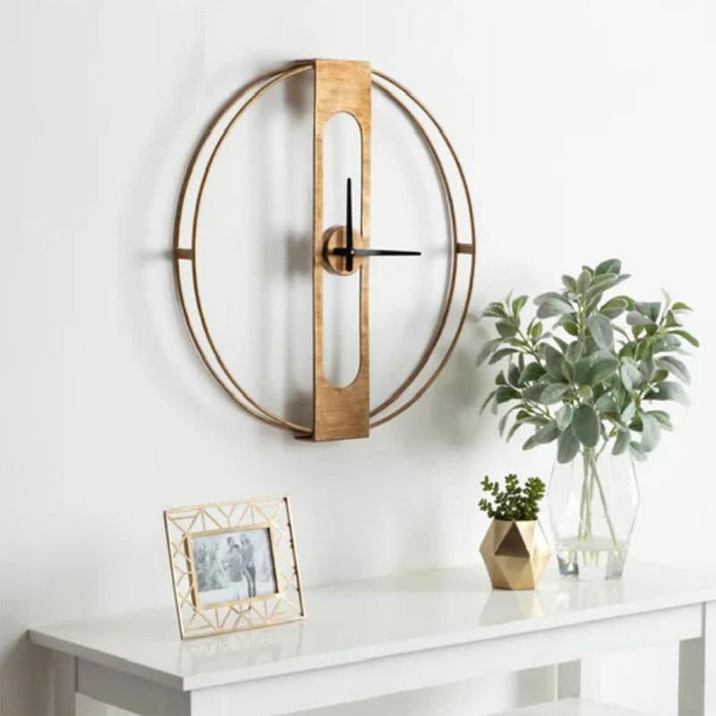 Vintage Iron Quartz Modern Wall Clock by Lavishway | Wall Clocks-50042