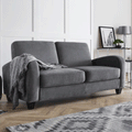 Vivo Upholstered Fabric 3 Seater Sofa by Lavishway | Fabric Sofas-60538