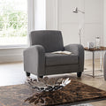 Vivo Upholstered Fabric Armchair by Lavishway | Fabric Sofas-60533