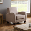 Vivo Upholstered Fabric Armchair by Lavishway | Fabric Sofas-60532