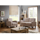 Vivo Upholstered Fabric Armchair by Lavishway | Fabric Sofas-60536