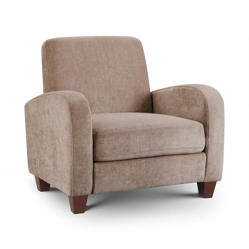 Vivo Upholstered Fabric Armchair by Lavishway | Fabric Sofas-60534
