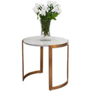 Voltare High Gloss Grey Top Side Table by Lavishway | Side Tables-22986