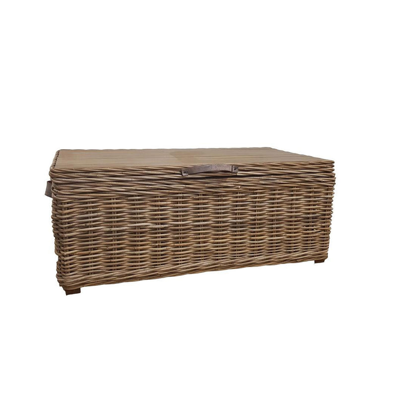 Wicklewood Rectangular Grey Trunk Bench by Lavishway | Benches & Storage Benches-36081