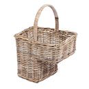 Wicklewood High Handles Wicker Step Basket by Lavishway | Storage Baskets & Boxes-36069