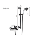 Classic Style Shower Set With Sliding Bar by Lavishway | Bathtub Faucets-49486