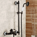 Classic Style Shower Set With Sliding Bar by Lavishway | Bathtub Faucets-49474