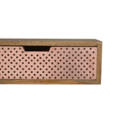 Isabelle Copper Finish 1 Drawer Bedside Table by Lavishway | Bedside Tables-51761