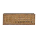 Isabelle Wall Mounted Ratten Bedside Table by Lavishway | Bedside Tables-51651