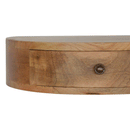 Isabelle Wall Mounted Rounded Bedside Table by Lavishway | Bedside Tables-51619