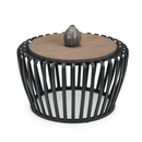 Washington Elm Wood Top Round Coffee Table by Lavishway | Coffee Tables-60523