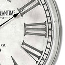 White Distressed Greenwich Wall Clock by Lavishway | Wall Clocks-51595