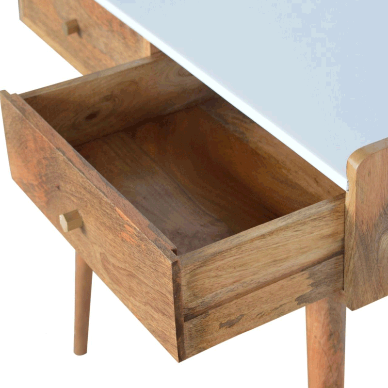 Xender 2 Drawers Antique Console Table by Lavishway | Hallway Console Table-57029