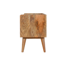 Xender White Marble Top Media Unit by Lavishway | TV Units Cabinets-57012