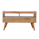 Xender White Marble Top Media Unit by Lavishway | TV Units Cabinets-57011