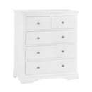 Swallow White Painted 2 Over 3 Drawers Chest by Lavishway | Chest Of Drawers-36034