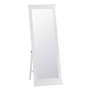 Swallow White Painted Cheval Floor Mirror by Lavishway | Floor Mirrors-36032