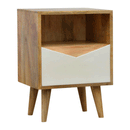 Xender Envelope Drawer Bedside Table by Lavishway | Bedside Tables-51958