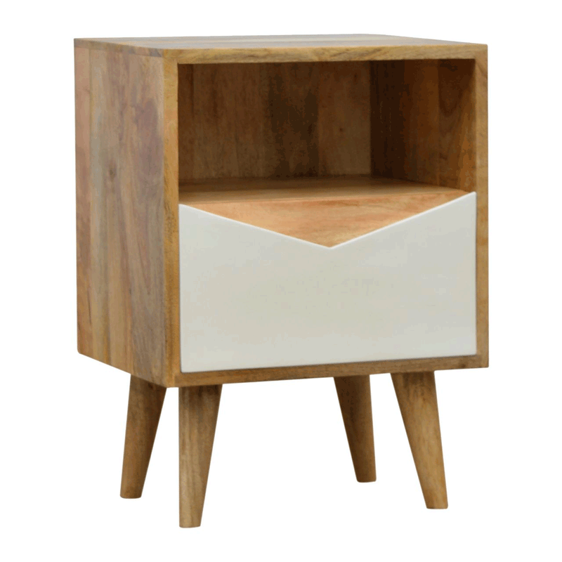 Xender Envelope Drawer Bedside Table by Lavishway | Bedside Tables-51958