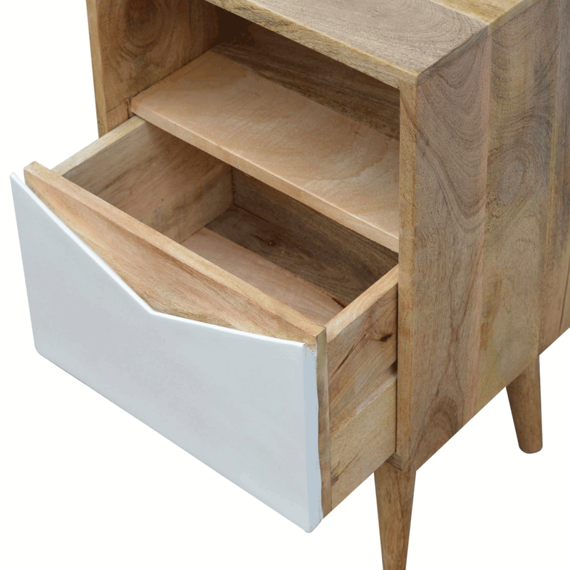 Xender Envelope Drawer Bedside Table by Lavishway | Bedside Tables-51963